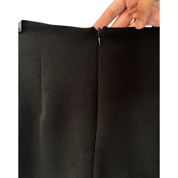 Zara black asymmetrical studded hem mini skirt size S - Picture 4 of 6